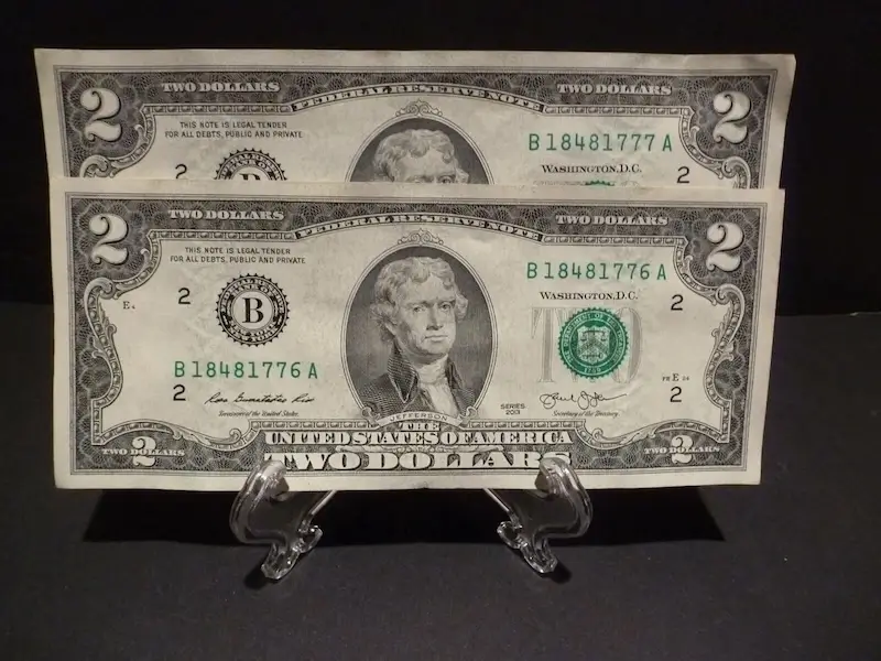 Where & How to Sell Rare $2 Bills